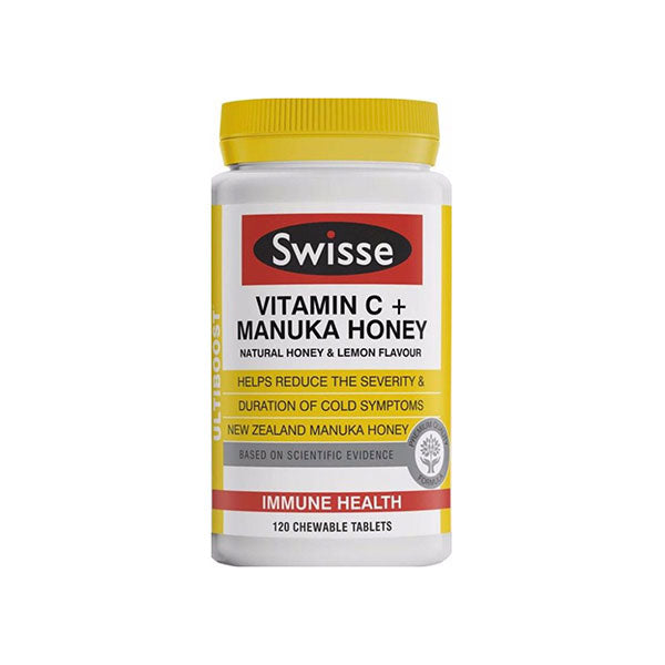 비타민 C + 마누카 꿀 120 츄어블정