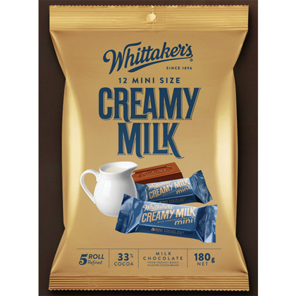 휘태커스 크리미 밀크 초콜렛 (12 미니 사이즈)